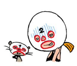 White Maskman No.1&No.2 sticker #917100