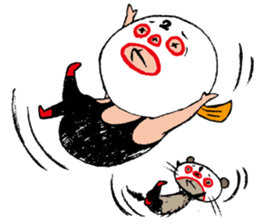 White Maskman No.1&No.2 sticker #917101