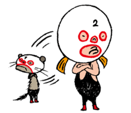 White Maskman No.1&No.2 sticker #917107