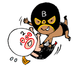 White Maskman No.1&No.2 sticker #917111