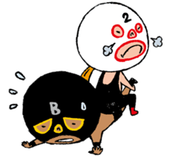 White Maskman No.1&No.2 sticker #917112