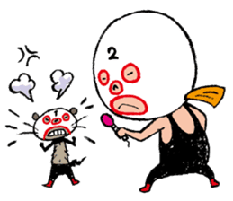 White Maskman No.1&No.2 sticker #917116