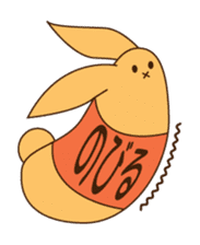Soft rabbit sticker #917184
