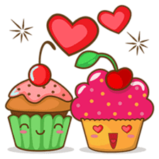 Sweet cupcake sticker pack sticker #917239