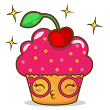Sweet cupcake sticker pack sticker #917243
