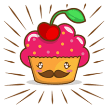 Sweet cupcake sticker pack sticker #917244