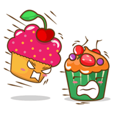 Sweet cupcake sticker pack sticker #917262