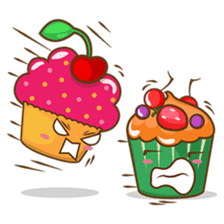 Sweet cupcake sticker pack sticker #917262