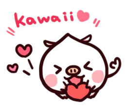 Momobuta-chan : Daily use series sticker #917279