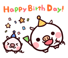 Momobuta-chan : Daily use series sticker #917281