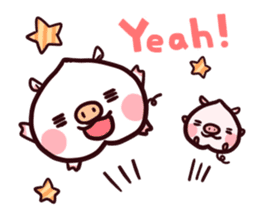 Momobuta-chan : Daily use series sticker #917286