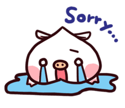 Momobuta-chan : Daily use series sticker #917287