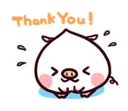 Momobuta-chan : Daily use series sticker #917288