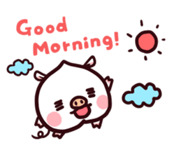 Momobuta-chan : Daily use series sticker #917291