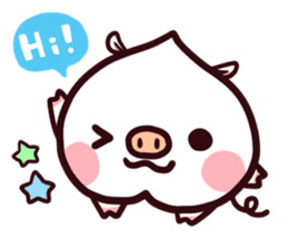Momobuta-chan : Daily use series sticker #917293