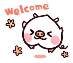 Momobuta-chan : Daily use series sticker #917296