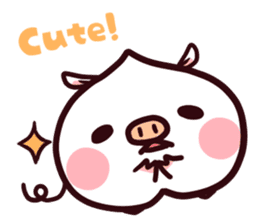Momobuta-chan : Daily use series sticker #917297