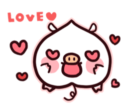 Momobuta-chan : Daily use series sticker #917299