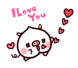 Momobuta-chan : Daily use series sticker #917300