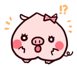 Momobuta-chan : Daily use series sticker #917301