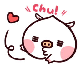 Momobuta-chan : Daily use series sticker #917302