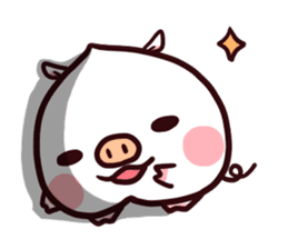 Momobuta-chan : Daily use series sticker #917309