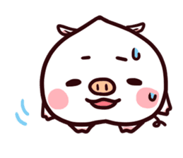 Momobuta-chan : Daily use series sticker #917311