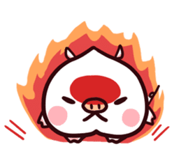 Momobuta-chan : Daily use series sticker #917315