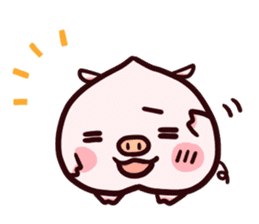 Momobuta-chan : Daily use series sticker #917316