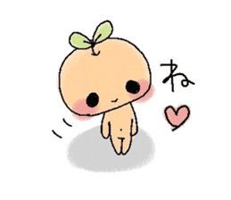 simple fruit man's simple stamp sticker #917319