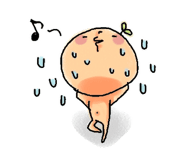 simple fruit man's simple stamp sticker #917322