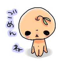 simple fruit man's simple stamp sticker #917323