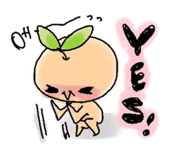 simple fruit man's simple stamp sticker #917324