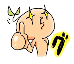 simple fruit man's simple stamp sticker #917329