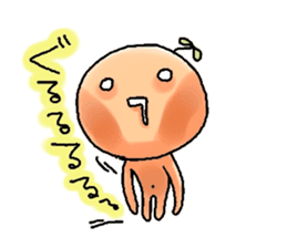 simple fruit man's simple stamp sticker #917339