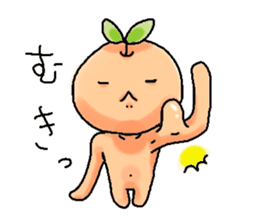 simple fruit man's simple stamp sticker #917345