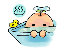 simple fruit man's simple stamp sticker #917349