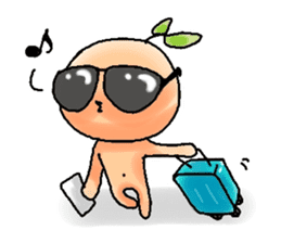 simple fruit man's simple stamp sticker #917351