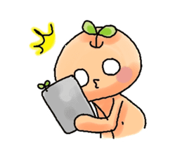 simple fruit man's simple stamp sticker #917354