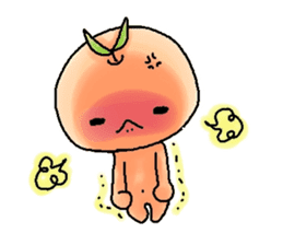 simple fruit man's simple stamp sticker #917355