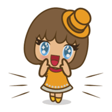 Aoi, the sweet blue eyed girl sticker #917723