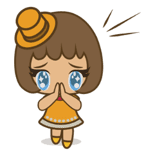 Aoi, the sweet blue eyed girl sticker #917726