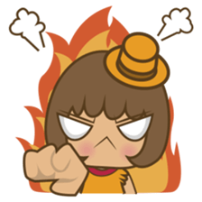 Aoi, the sweet blue eyed girl sticker #917727