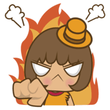 Aoi, the sweet blue eyed girl sticker #917727