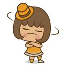 Aoi, the sweet blue eyed girl sticker #917728