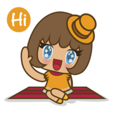 Aoi, the sweet blue eyed girl sticker #917733