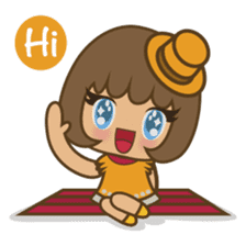 Aoi, the sweet blue eyed girl sticker #917733