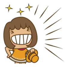 Aoi, the sweet blue eyed girl sticker #917738