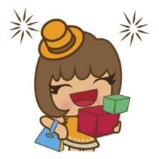 Aoi, the sweet blue eyed girl sticker #917741