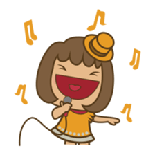 Aoi, the sweet blue eyed girl sticker #917743